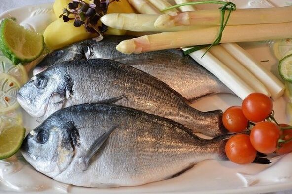 Peixe con verduras para adelgazar